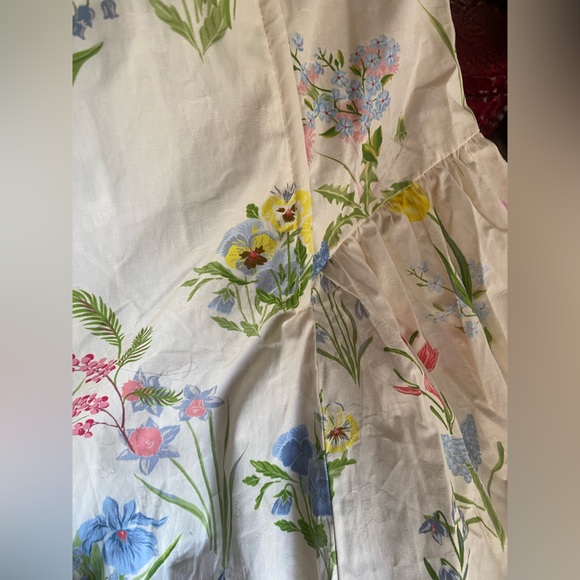 MABLE Dress Cream Floral Off-Shoulder Cotton NWT - Picture 9 of 15